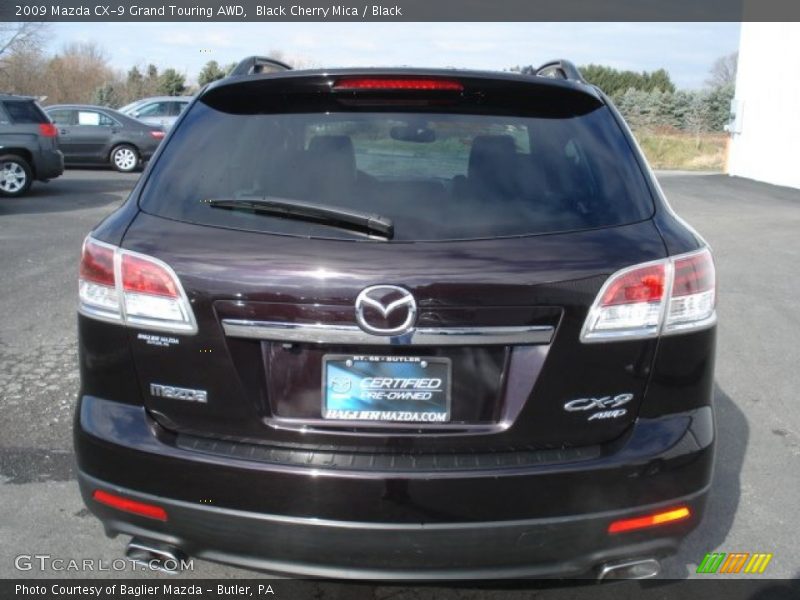 Black Cherry Mica / Black 2009 Mazda CX-9 Grand Touring AWD