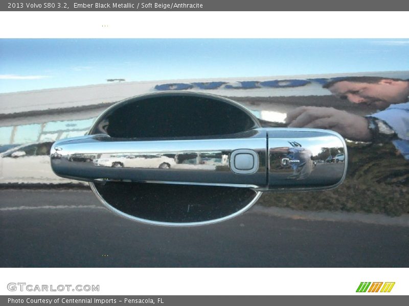 Ember Black Metallic / Soft Beige/Anthracite 2013 Volvo S80 3.2