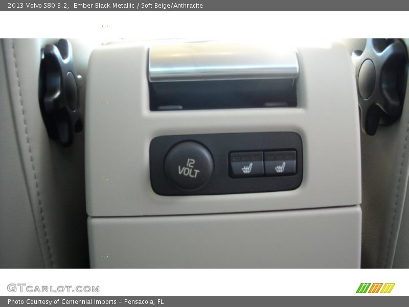 Ember Black Metallic / Soft Beige/Anthracite 2013 Volvo S80 3.2
