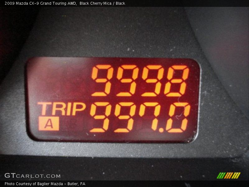 Black Cherry Mica / Black 2009 Mazda CX-9 Grand Touring AWD