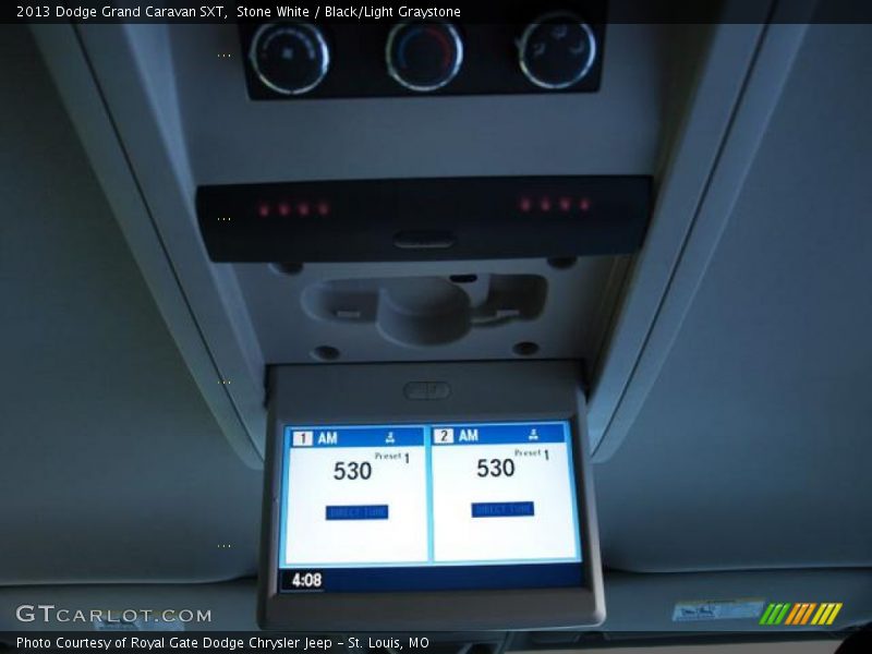 Stone White / Black/Light Graystone 2013 Dodge Grand Caravan SXT