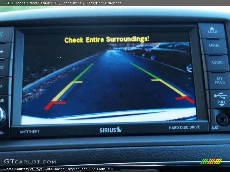 Stone White / Black/Light Graystone 2013 Dodge Grand Caravan SXT