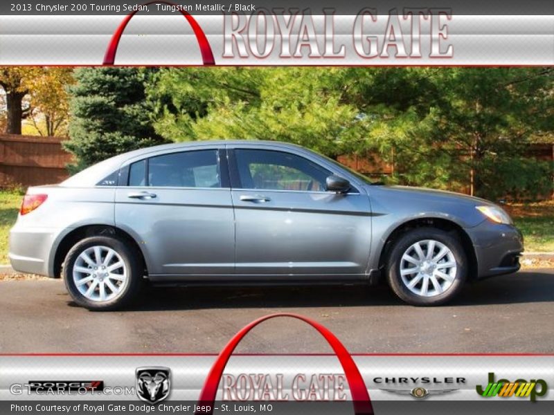 Tungsten Metallic / Black 2013 Chrysler 200 Touring Sedan