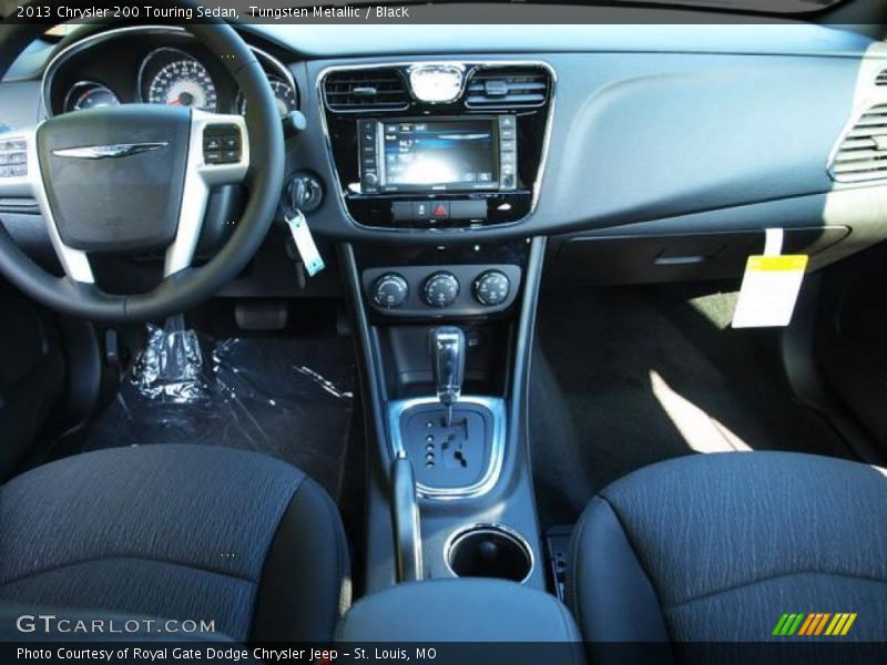 Tungsten Metallic / Black 2013 Chrysler 200 Touring Sedan