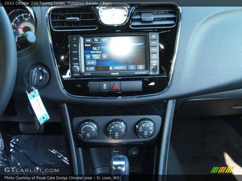 Tungsten Metallic / Black 2013 Chrysler 200 Touring Sedan