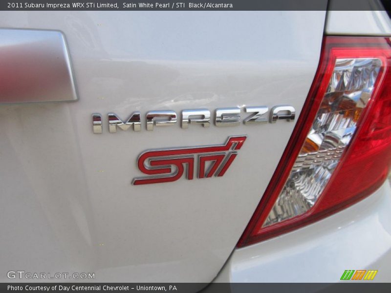 Satin White Pearl / STI  Black/Alcantara 2011 Subaru Impreza WRX STi Limited