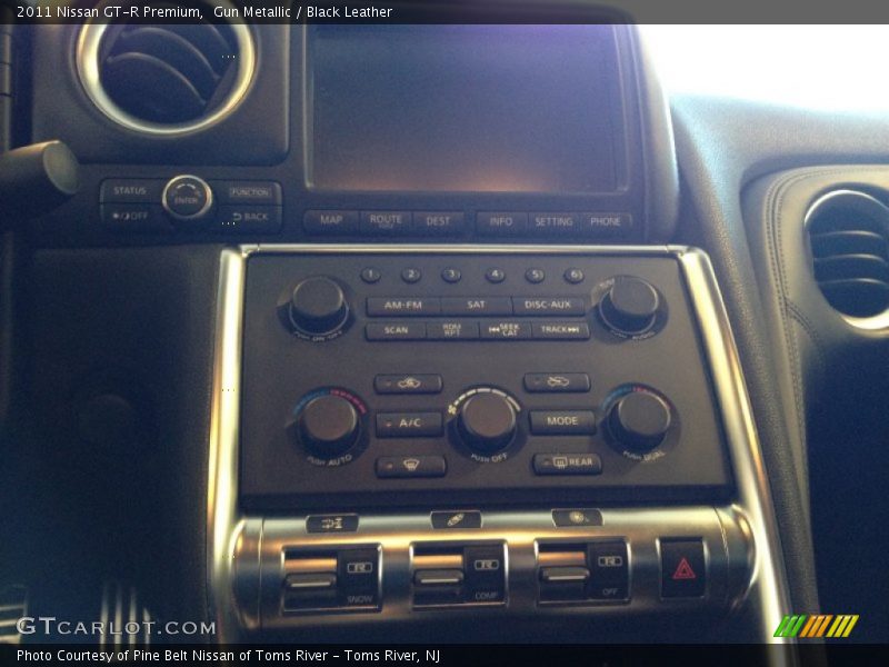 Gun Metallic / Black Leather 2011 Nissan GT-R Premium
