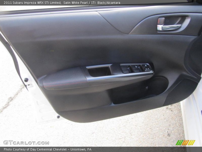 Satin White Pearl / STI  Black/Alcantara 2011 Subaru Impreza WRX STi Limited