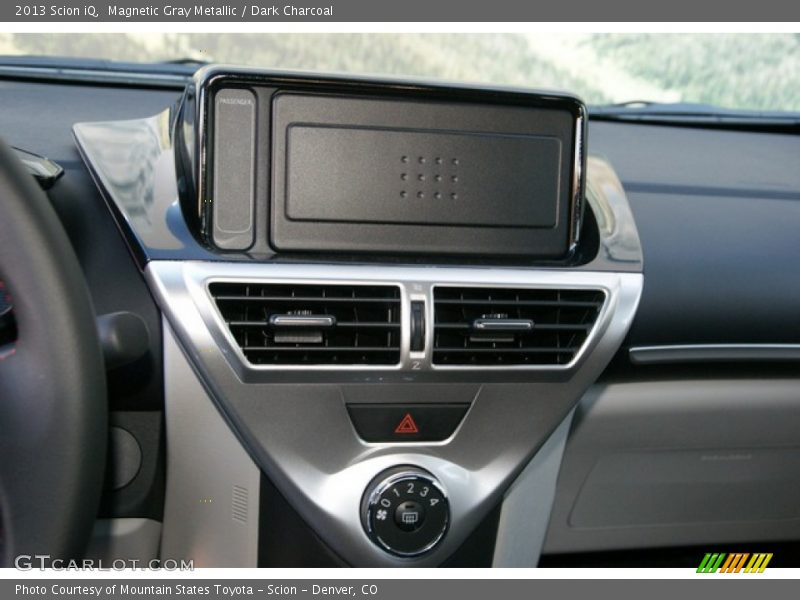 Magnetic Gray Metallic / Dark Charcoal 2013 Scion iQ