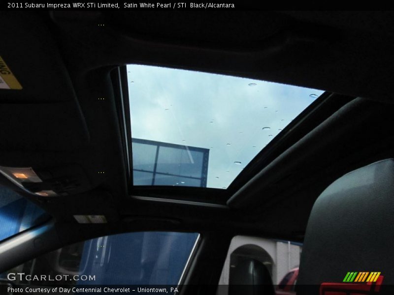 Satin White Pearl / STI  Black/Alcantara 2011 Subaru Impreza WRX STi Limited