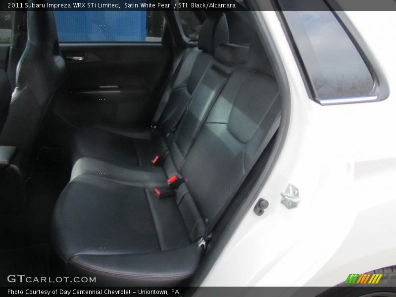 Satin White Pearl / STI  Black/Alcantara 2011 Subaru Impreza WRX STi Limited