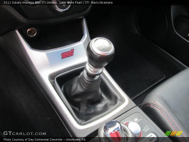 Satin White Pearl / STI  Black/Alcantara 2011 Subaru Impreza WRX STi Limited