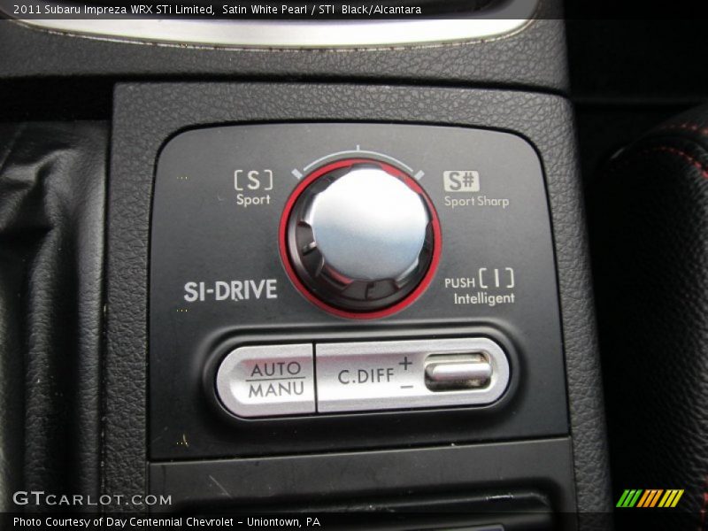 Satin White Pearl / STI  Black/Alcantara 2011 Subaru Impreza WRX STi Limited