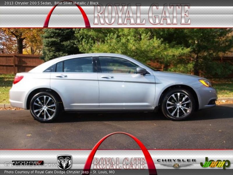 Billet Silver Metallic / Black 2013 Chrysler 200 S Sedan