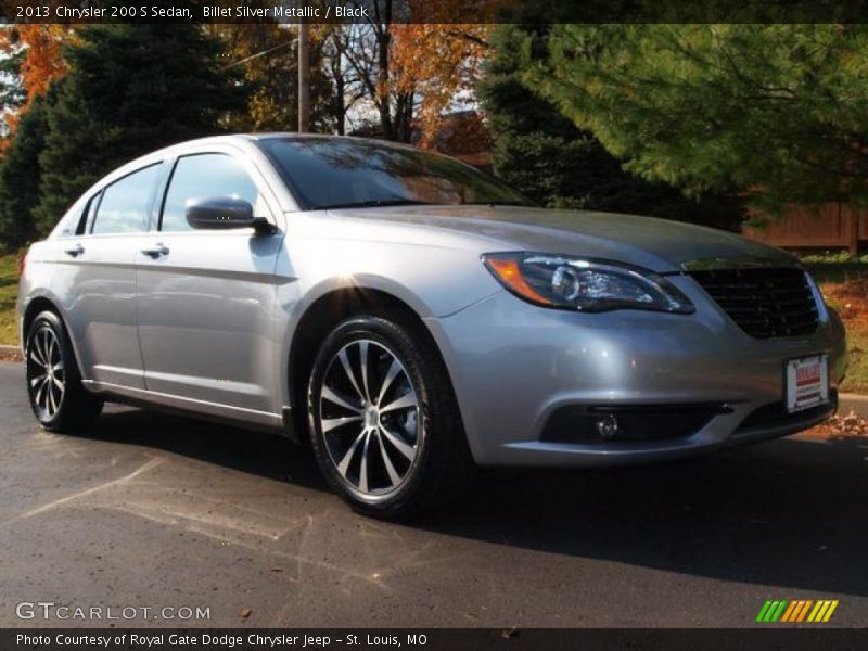 Billet Silver Metallic / Black 2013 Chrysler 200 S Sedan