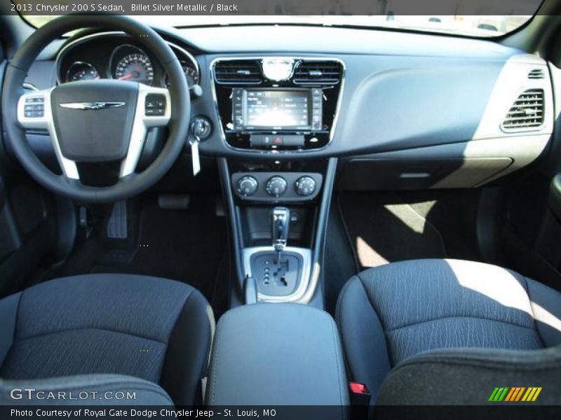 Billet Silver Metallic / Black 2013 Chrysler 200 S Sedan