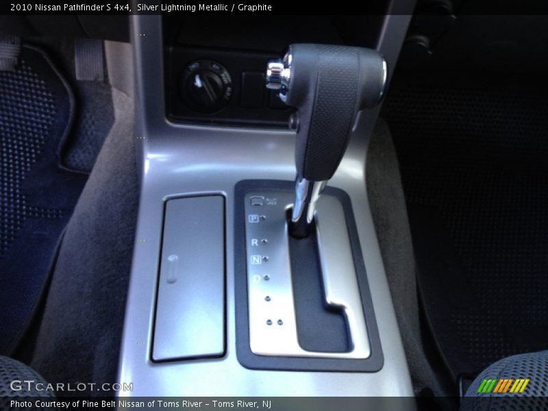 Silver Lightning Metallic / Graphite 2010 Nissan Pathfinder S 4x4