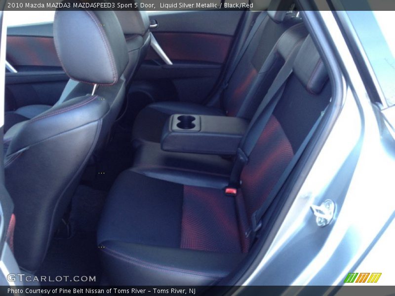 Liquid Silver Metallic / Black/Red 2010 Mazda MAZDA3 MAZDASPEED3 Sport 5 Door