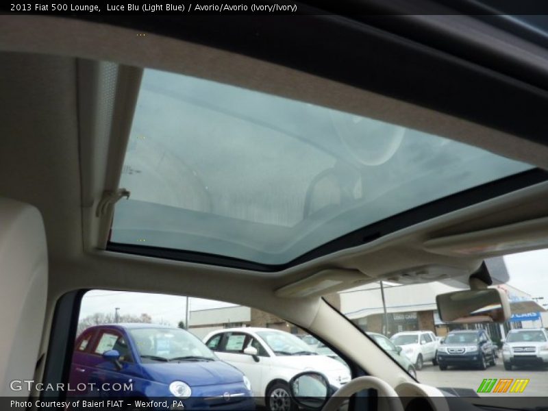 Sunroof of 2013 500 Lounge