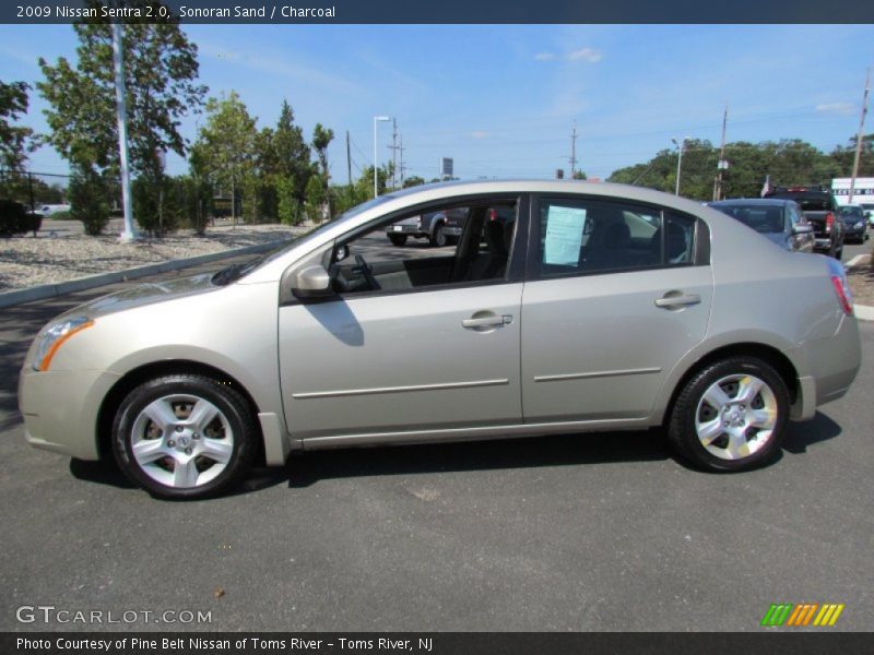 Sonoran Sand / Charcoal 2009 Nissan Sentra 2.0