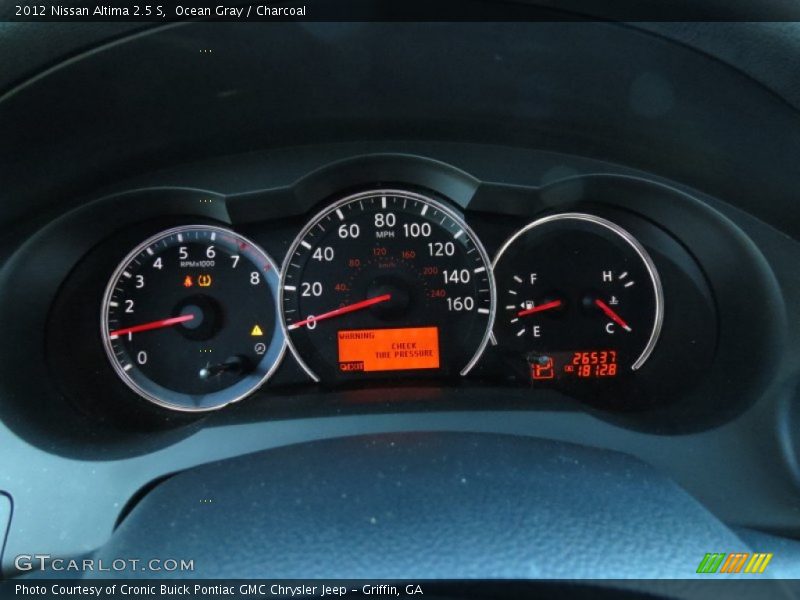 Ocean Gray / Charcoal 2012 Nissan Altima 2.5 S