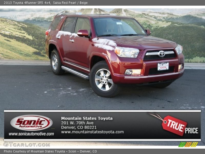 Salsa Red Pearl / Beige 2013 Toyota 4Runner SR5 4x4