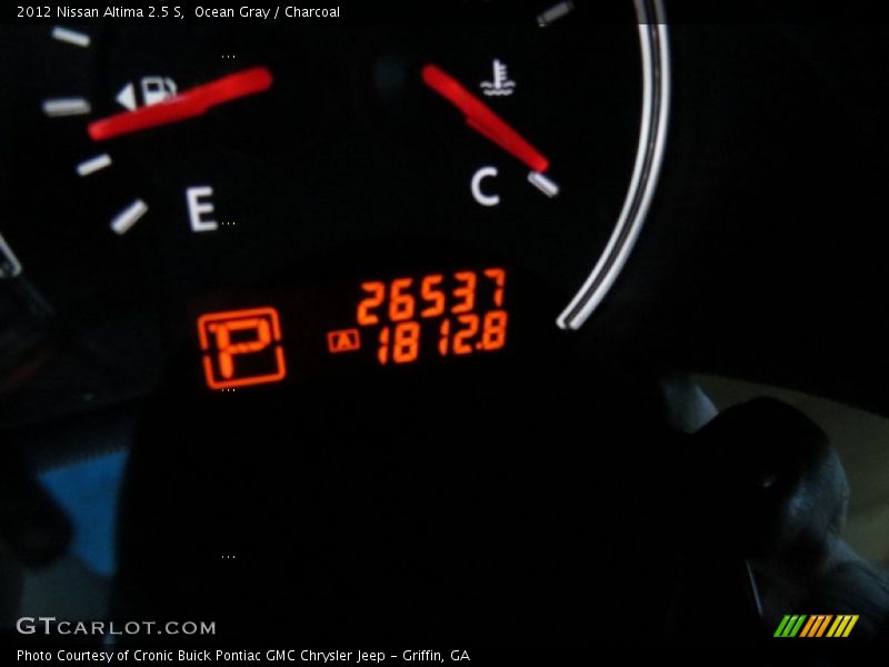 Ocean Gray / Charcoal 2012 Nissan Altima 2.5 S