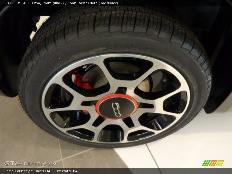 Nero (Black) / Sport Rosso/Nero (Red/Black) 2013 Fiat 500 Turbo