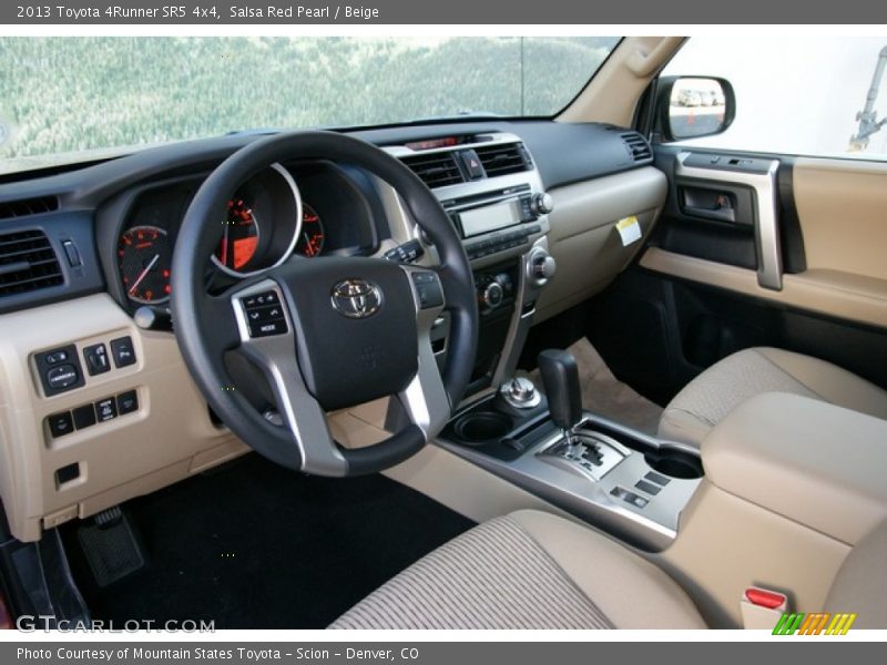Salsa Red Pearl / Beige 2013 Toyota 4Runner SR5 4x4
