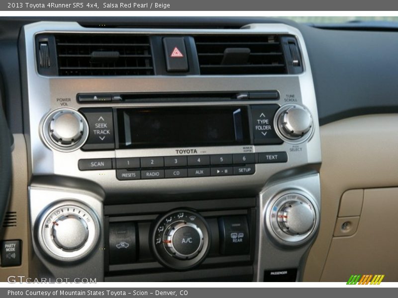 Salsa Red Pearl / Beige 2013 Toyota 4Runner SR5 4x4
