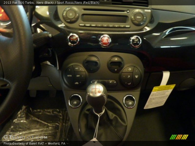 Nero (Black) / Sport Rosso/Nero (Red/Black) 2013 Fiat 500 Turbo