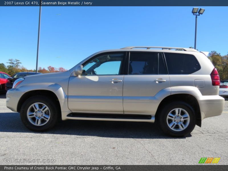 Savannah Beige Metallic / Ivory 2007 Lexus GX 470
