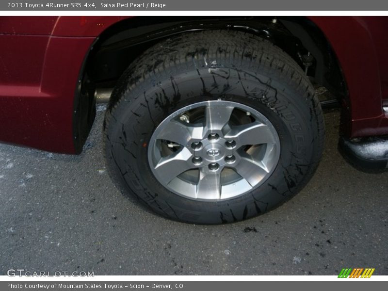Salsa Red Pearl / Beige 2013 Toyota 4Runner SR5 4x4
