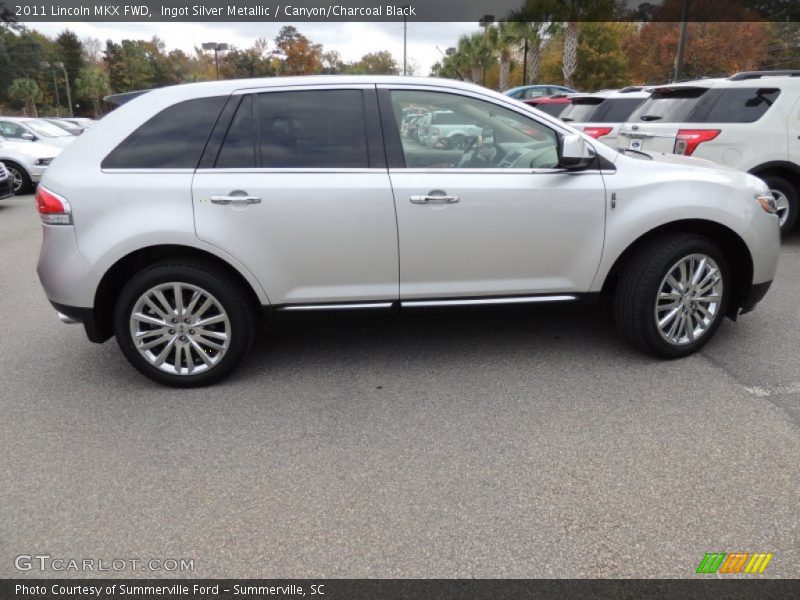 Ingot Silver Metallic / Canyon/Charcoal Black 2011 Lincoln MKX FWD