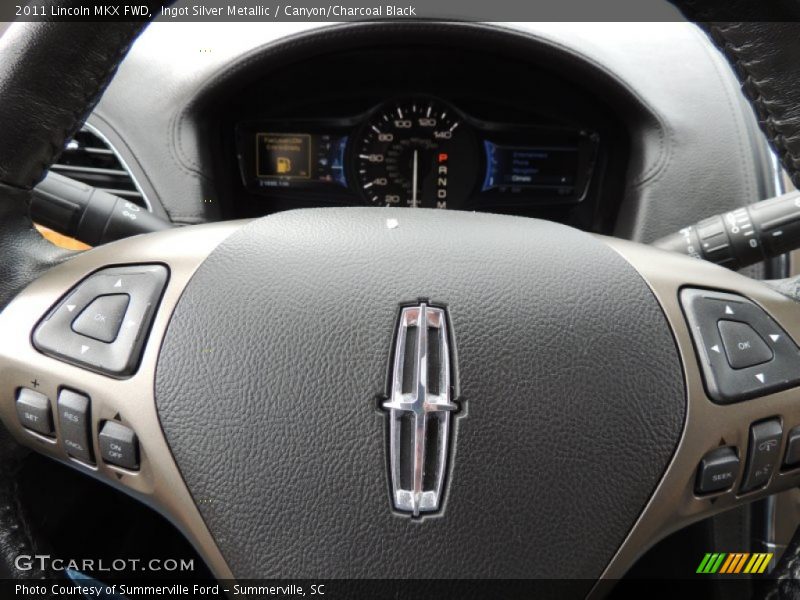 Ingot Silver Metallic / Canyon/Charcoal Black 2011 Lincoln MKX FWD