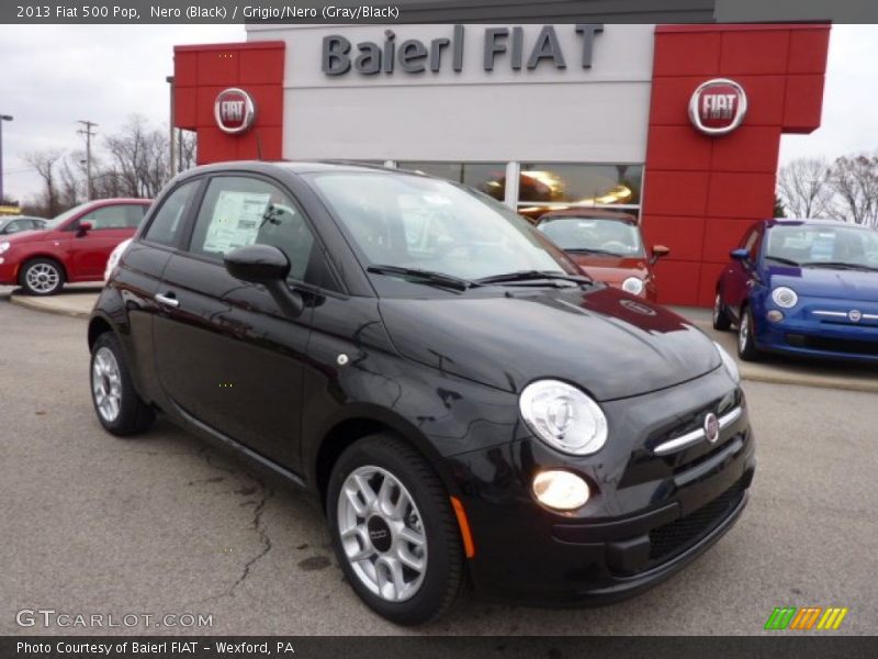 Nero (Black) / Grigio/Nero (Gray/Black) 2013 Fiat 500 Pop