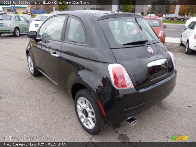 Nero (Black) / Grigio/Nero (Gray/Black) 2013 Fiat 500 Pop