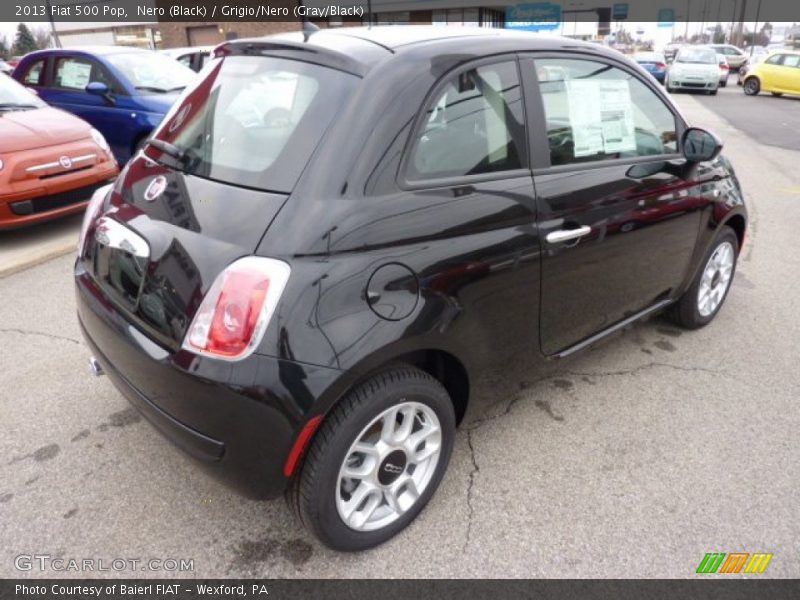 Nero (Black) / Grigio/Nero (Gray/Black) 2013 Fiat 500 Pop