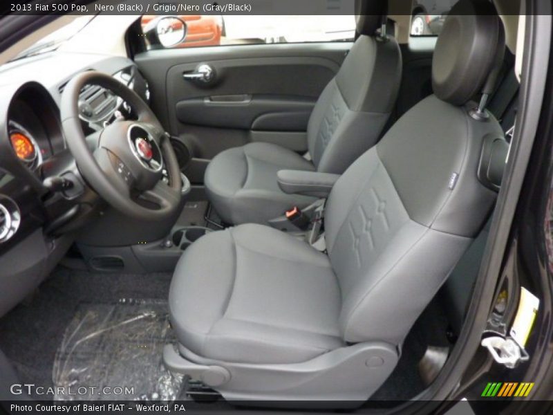 Nero (Black) / Grigio/Nero (Gray/Black) 2013 Fiat 500 Pop