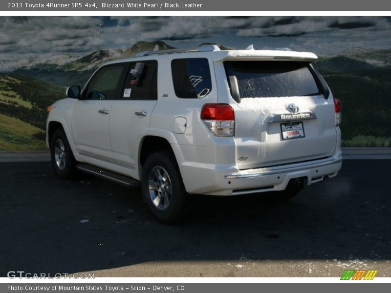 Blizzard White Pearl / Black Leather 2013 Toyota 4Runner SR5 4x4