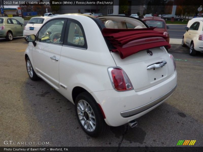  2013 500 c cabrio Lounge Bianco (White)