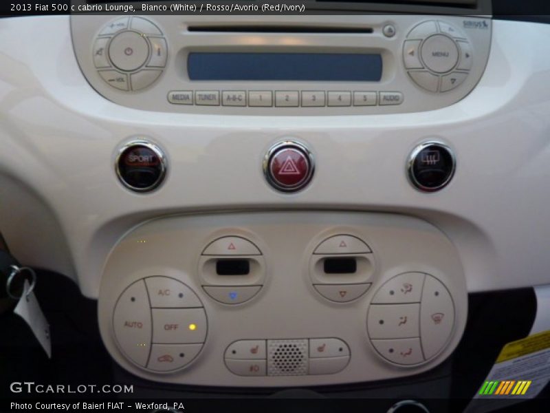 Controls of 2013 500 c cabrio Lounge