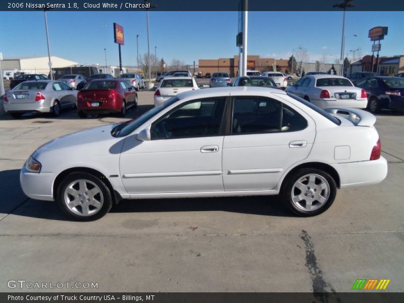 Cloud White / Charcoal 2006 Nissan Sentra 1.8