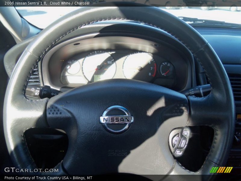 Cloud White / Charcoal 2006 Nissan Sentra 1.8