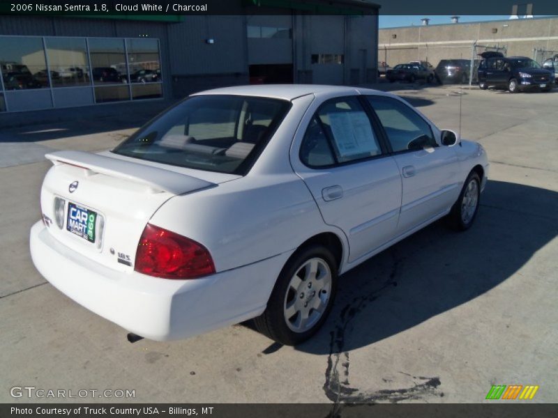 Cloud White / Charcoal 2006 Nissan Sentra 1.8