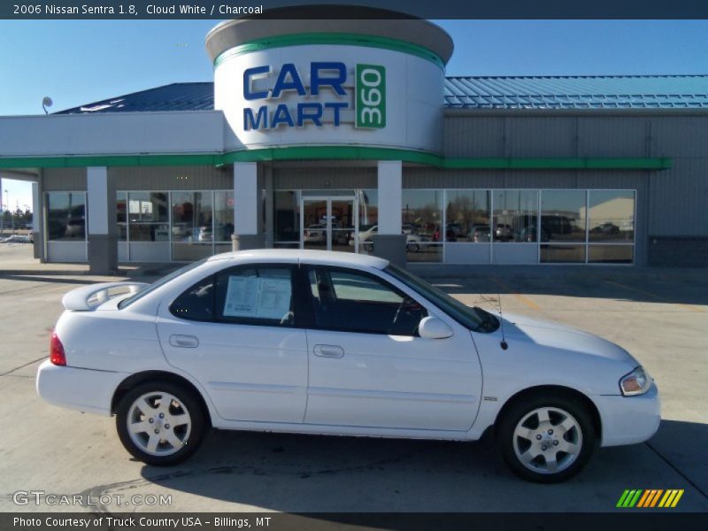 Cloud White / Charcoal 2006 Nissan Sentra 1.8