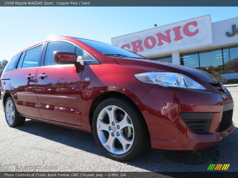 Copper Red / Sand 2008 Mazda MAZDA5 Sport