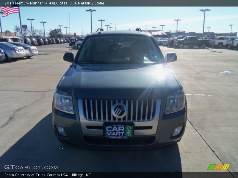 Steel Blue Metallic / Stone 2010 Mercury Mariner I4 4WD