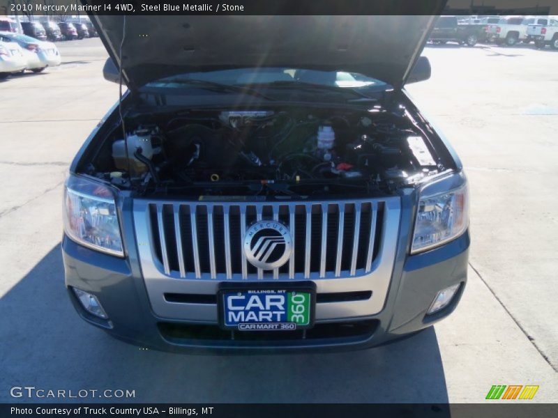 Steel Blue Metallic / Stone 2010 Mercury Mariner I4 4WD