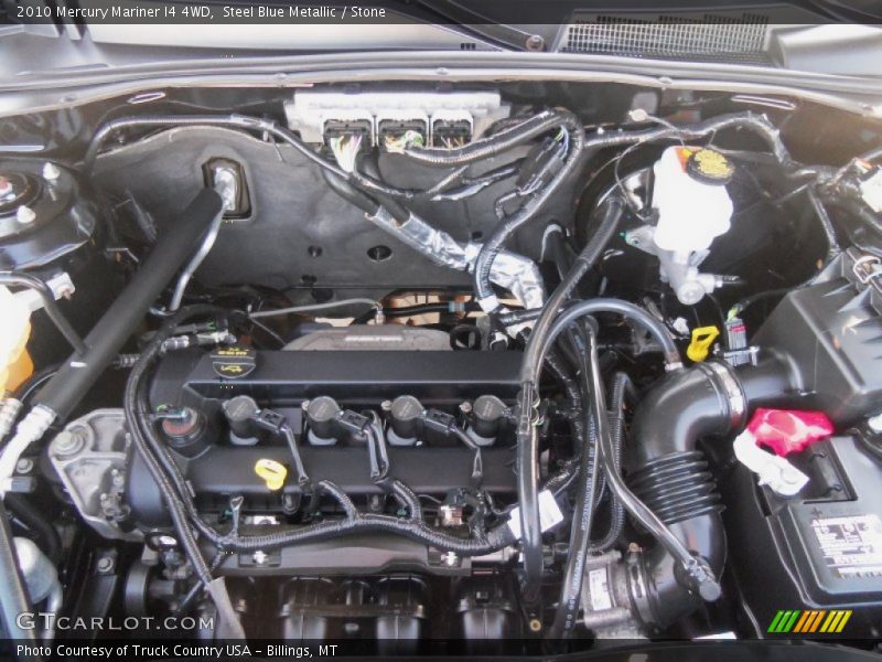 Steel Blue Metallic / Stone 2010 Mercury Mariner I4 4WD